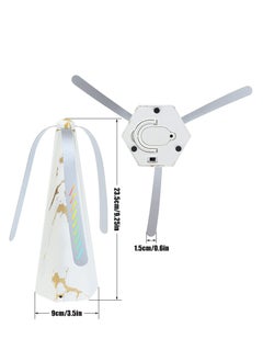Y&D Fly Repellent Fan for Tables Insects Portable Wood Grain Table Fan Patio Bug and Deterrent Keep Flies Away from Your Food Enjoy Outdoor Meal  - Image 5