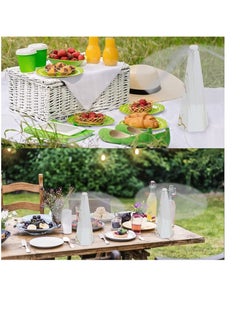 Y&D Fly Repellent Fan for Tables Insects Portable Wood Grain Table Fan Patio Bug and Deterrent Keep Flies Away from Your Food Enjoy Outdoor Meal  - Image 2