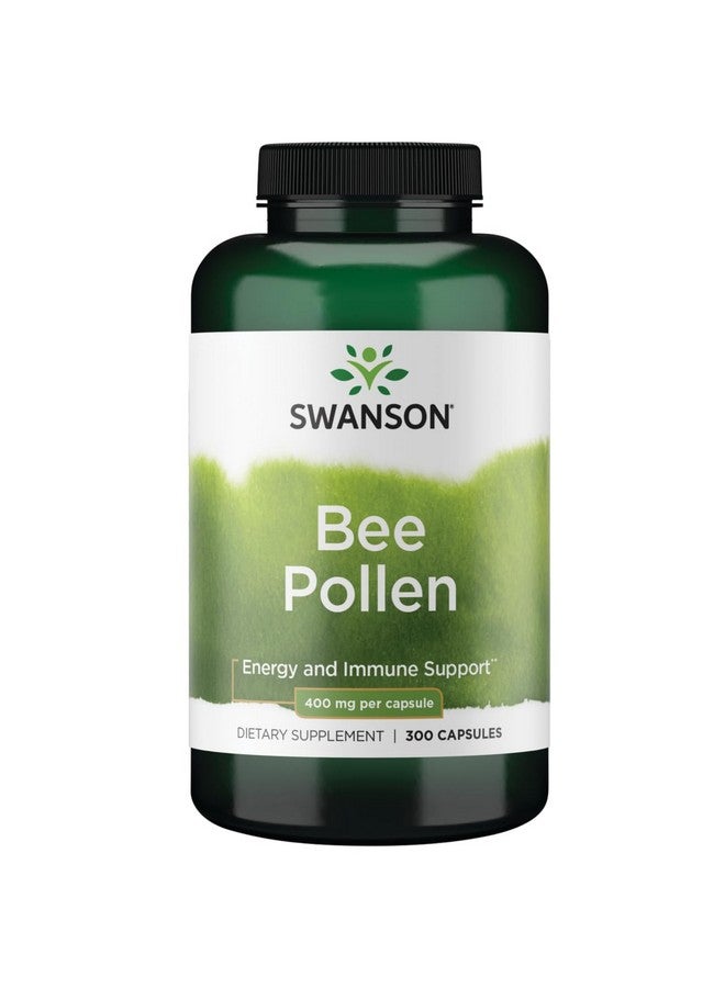 Swanson Premium Brand Swanson Bee Pollen 400 Milligrams 300 Capsules - Image 1