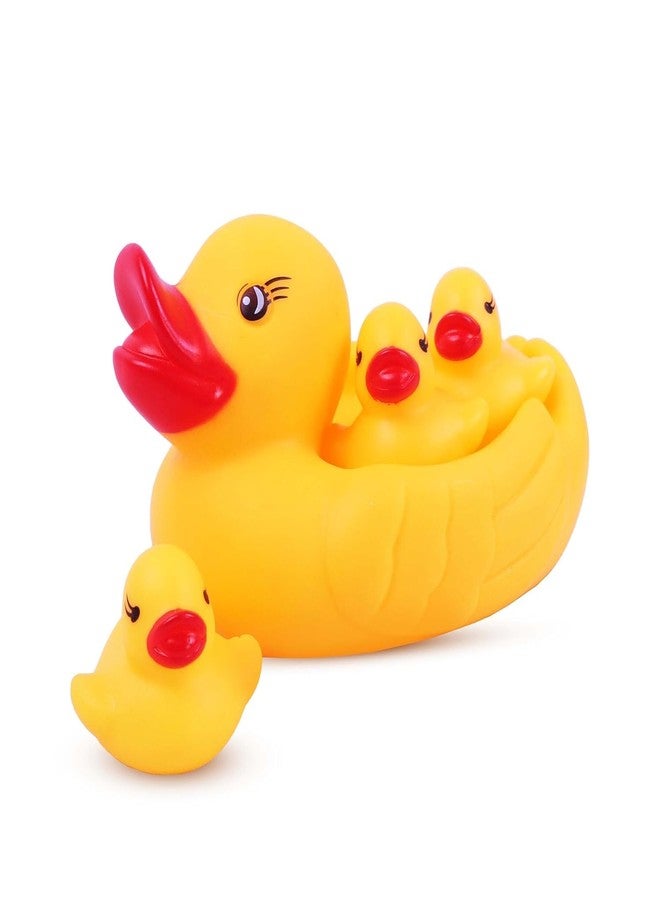 Space Enterprises Squeezy Chu Chu Ducks, Duck Family, Bath Toy with Sound (Yellow, Set of 3) - Image 4