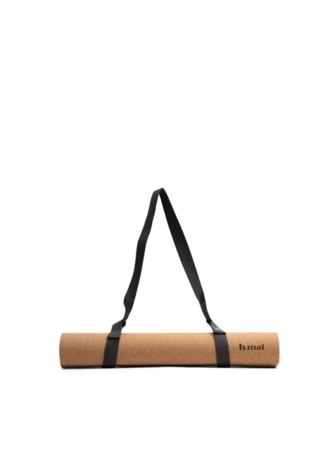 HALFMOON Cotton Mat Strap – Charcoal | 100% Organic Cotton, Adjustable Minimalist Design for Travel & Stretch - Image 2