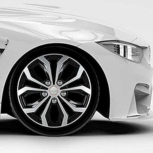 CARIZO Car Wheel Cover Caps (Black & Silver) 15 inches Press Type Fitting (Set of 4) for Maruti SX4 - Image 4