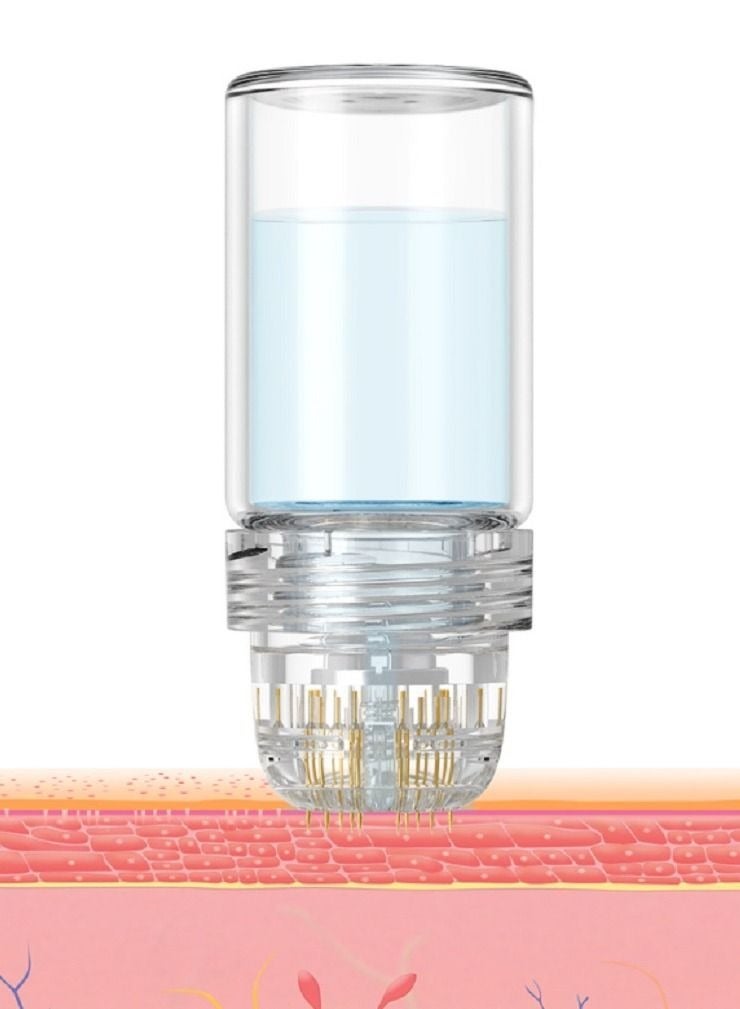 hydra Gold Stamp Titanium Tool 20 Needles 0.50mm Skin Care, Wrinkle & Scar Treatment - Image 3