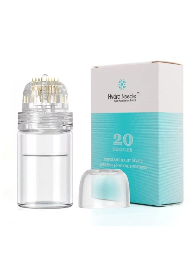 hydra Gold Stamp Titanium Tool 20 Needles 0.50mm Skin Care, Wrinkle & Scar Treatment - Image 4