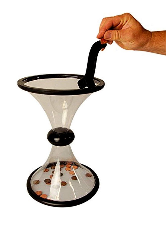Bo-Toys Bo-Toys Vortex Gravity Defying Coin Bank , Watch Money Defy Gravity Circling Around When Saving Loose Coins  - Image 1