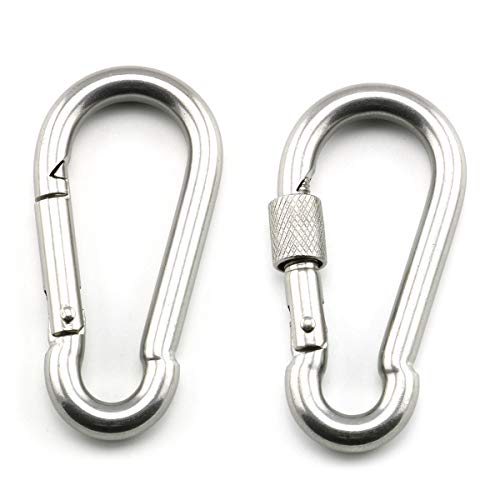 Lind Kitchen 1PCS M6 Double Ended Swivel Eye Hook 304 Stainless Steel Eye to Eye Swivel Shackle Ring Connector + 2PCS M6 Snap Hook - Image 5