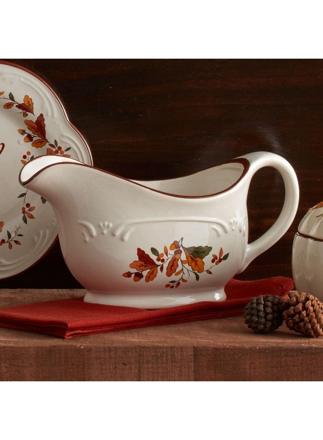 Pfaltzgraff Pfaltzgraff Autumn Berry Gravy Boat, Cream, 9 Inches  - Image 2