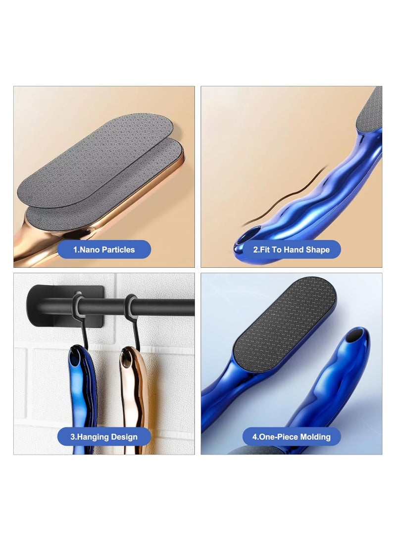 Generic Foot File, Nano Glass Foot File, Hard Skin Remover Nano-Glass Foot File, Veins Grain Foot File, Professional Foot Care Tools, Pedicure Tool for Smooth Feet (Gold)  - Image 4