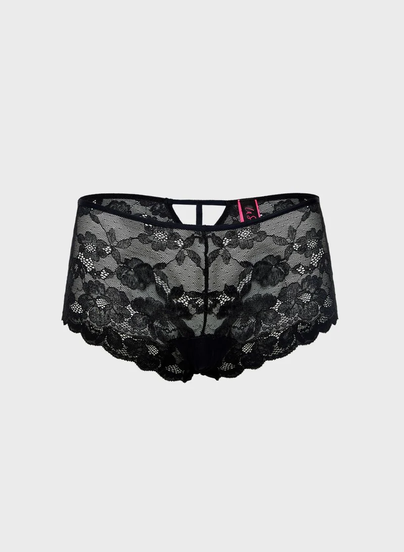 La Senza Floral Lace Boyshorts