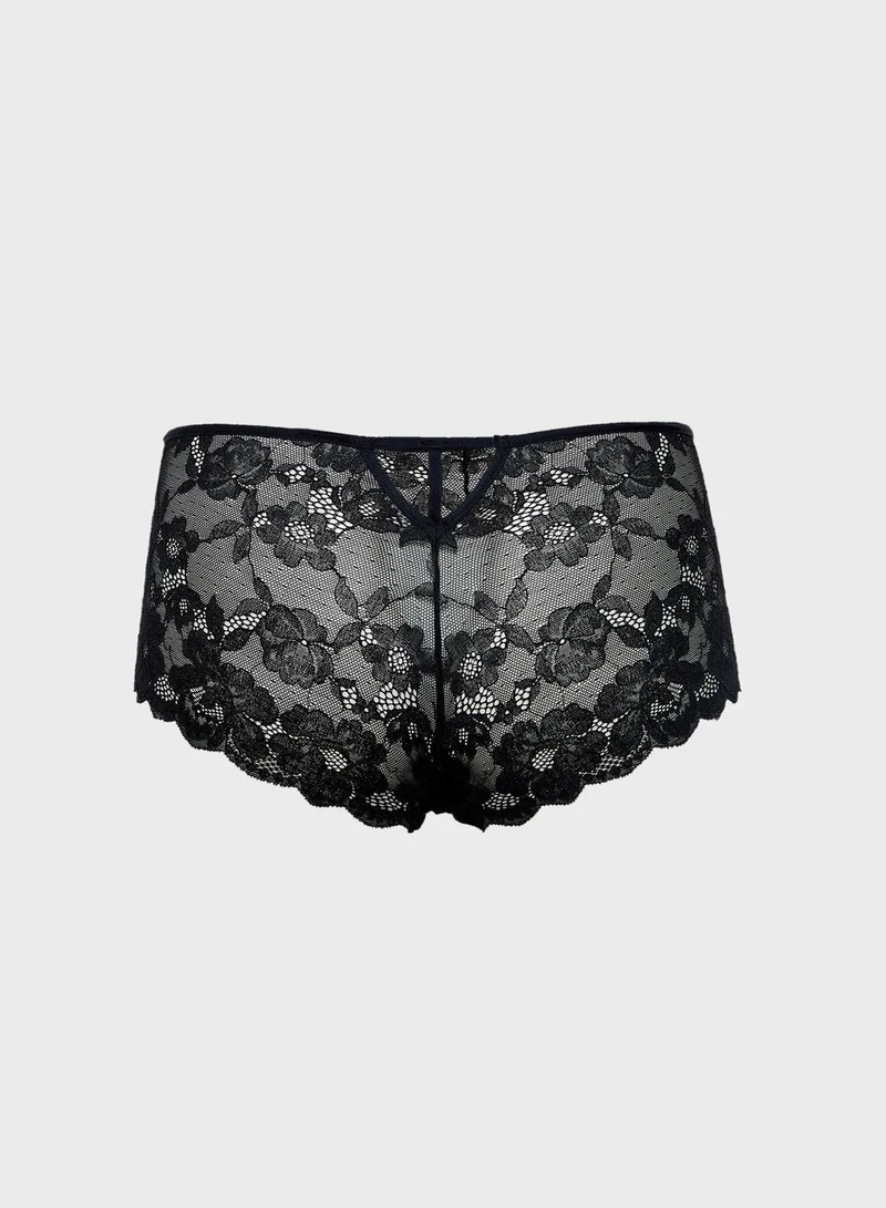 La Senza Floral Lace Boyshorts
