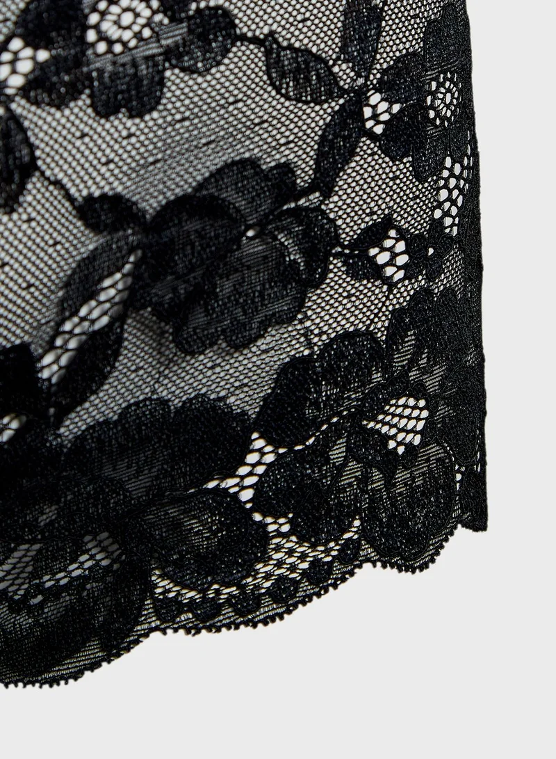 La Senza Floral Lace Boyshorts