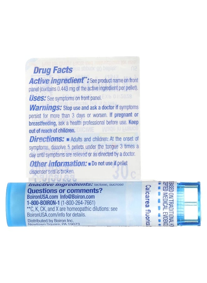 Boiron Boiron, Calcarea Fluorica, 30C, Joint Pain Relief, Approx 80 Pellets  - Image 2