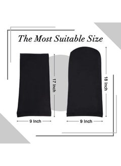 Leeven 2 Pieces Dreadlock Cap Dreadlock Tube Sock Long Dread Cap Long Braid Cap Elastic Dreadlock Caps For Men  - Image 5