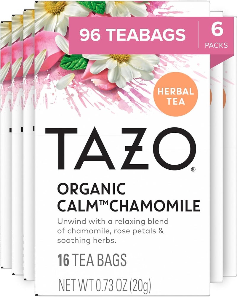 TAZO Organic Calm Chamomile Herbal Tea Bags - Image 1