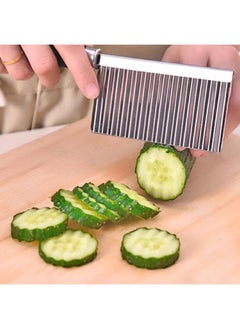 Get a high-quality pickle and potato knife, perfect for easily and precisely slicing pickles, potatoes, and vegetables.  Designed for smooth and even cuts, making food preparation faster and more professional. Features an ergonomic handle for easy control and use, ideal for home kitchens and restaurants. Made from durable, high-quality materials for long-lasting performance and efficient slicing. A must-have tool for cooking enthusiasts who want perfect cuts with ease!
