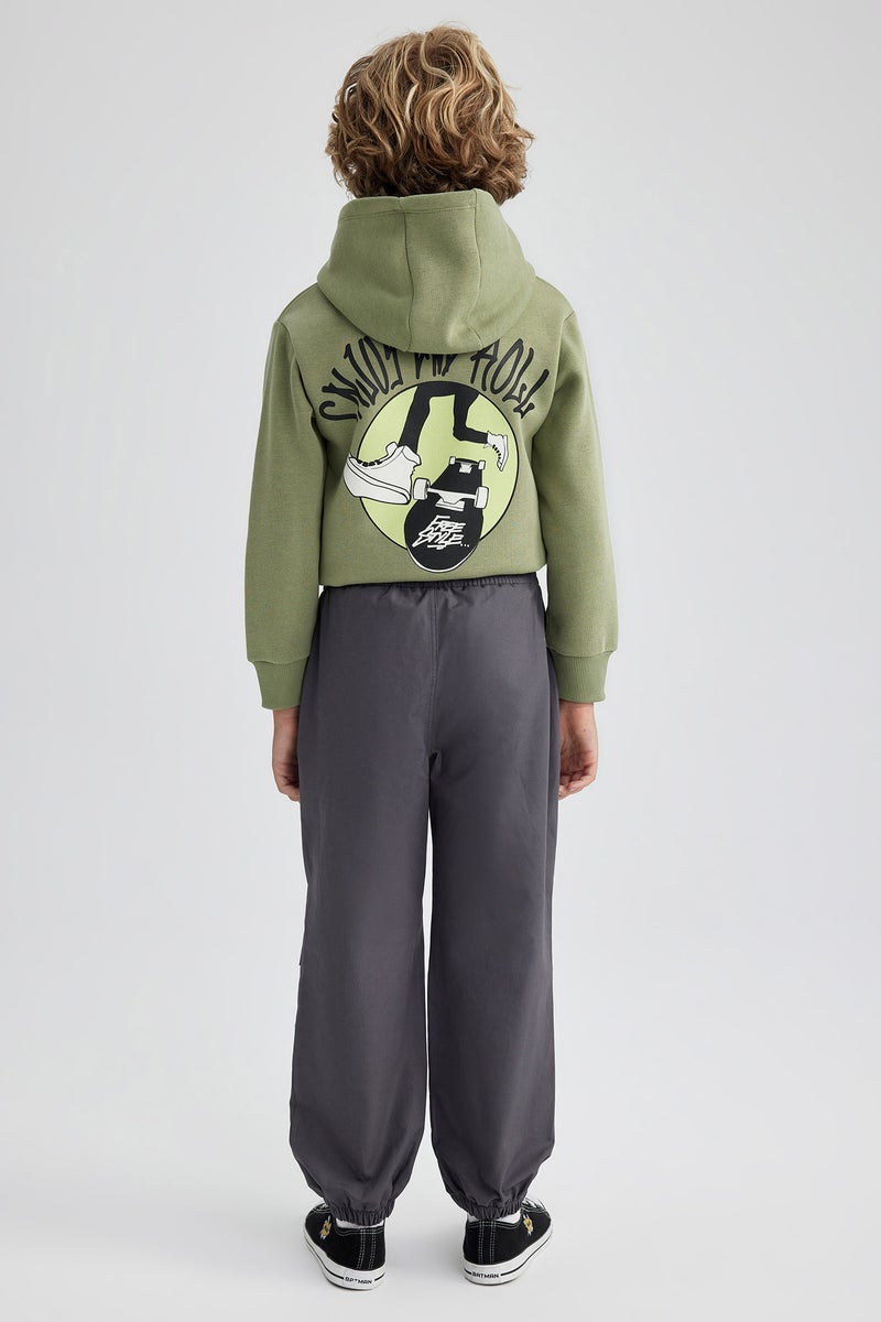 ديفاكتو بنطلون بوبلين اولادي جوجر فيت - Image 5