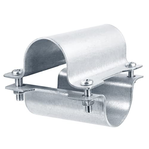OTTFF 10 Set 1-3/8" Greenhouse Cross Grid Connector, Pipe Clamps for Chain Link Fence - Image 5