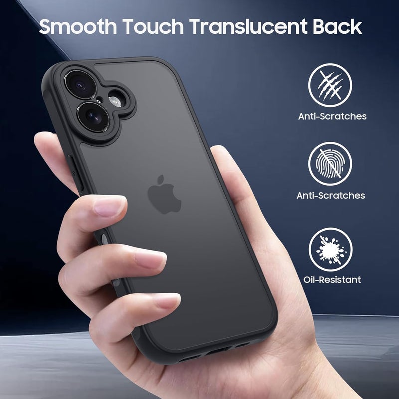 Demark Matte Case for iPhone 17,Frosted Translucent Back Phone Cover,Shockproof Drop Protection Cover for iPhone 17 Case (iphone 17) - Image 2