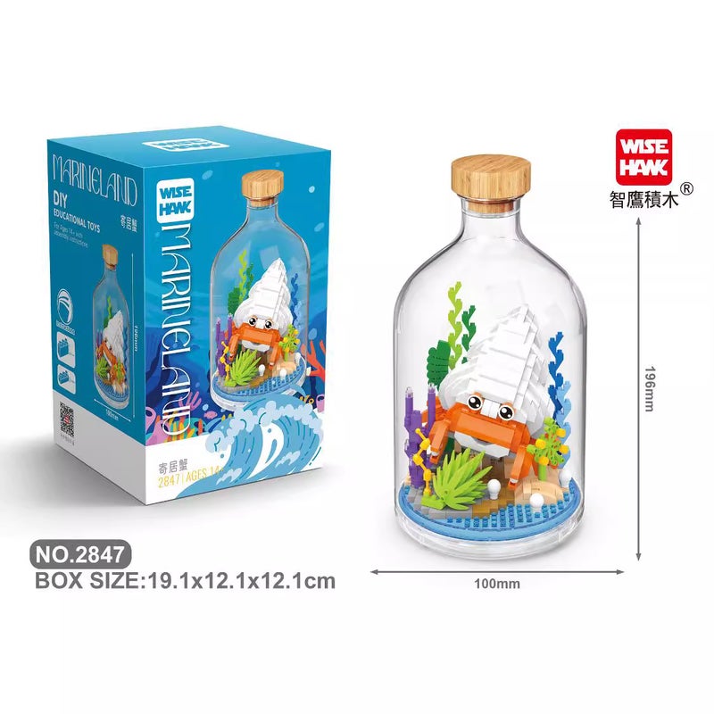 [ Generation] Insects, Marine Animals, Six-One Micro-Particle Ornaments Compatible With Lego Building Blocks Assembled Toys - Image 4