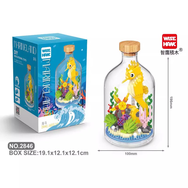 [ Generation] Insects, Marine Animals, Six-One Micro-Particle Ornaments Compatible With Lego Building Blocks Assembled Toys - Image 3