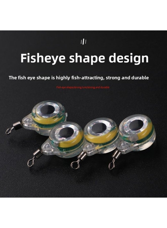 Electronic Fishing Lamp Bright Green Light Enhanced Version Of The Super Long Standby Fishing Lamp Luya Lamp Iron Plate Lamp Button Lamp-Color:Enhanced Big Eye Fishing Lamp-Light Random -1 Pack  - Image 3