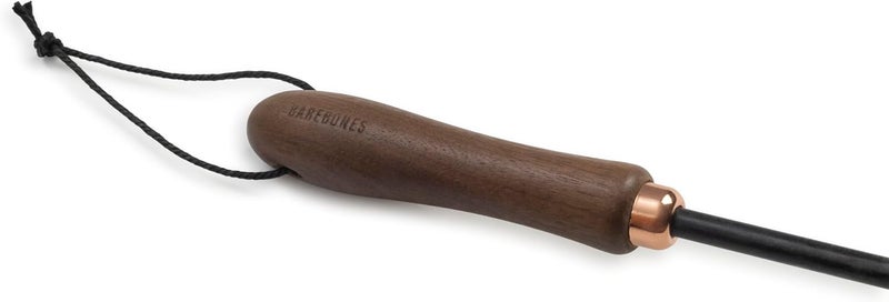 BareBones Stirrup Hand Hoe - Ergonomic Walnut Handle with Stainless Steel Blade - Image 4