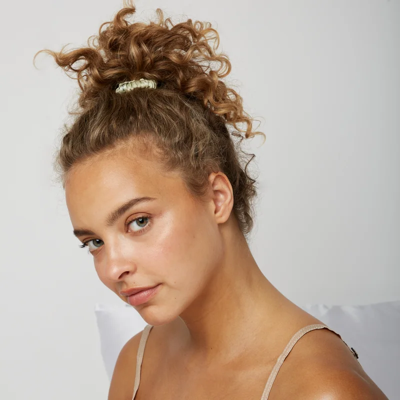 Dore and Rose Scrunchie set 1cm Olive