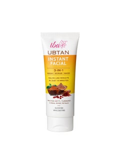 Ubtan Instant Facial 3 In 1 Wash, Scrub & Mask, 100G For All Skin Type With Multani Mitti, Turmeric & Real Rose Petals - pzsku/ZB5F1EF5F3C17B38A4F0CZ/45/_/1735817196/ca2e0da5-d130-440d-944a-cc7f96e20cf6