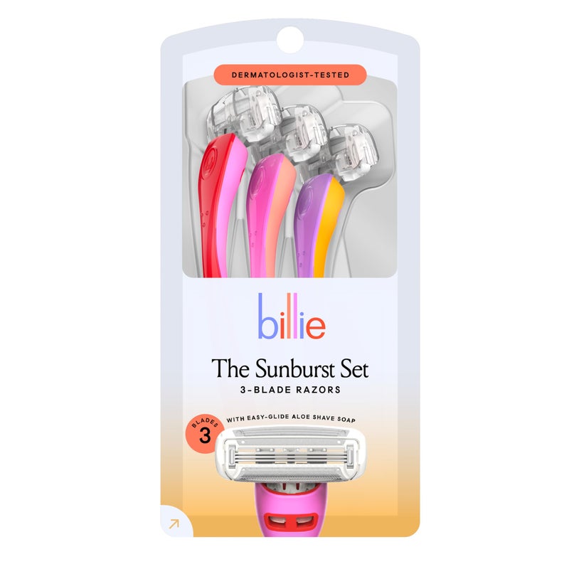 Billie Disposable Razors for Women The Sunburst Set - Image 3