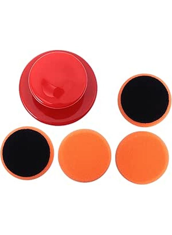 Car Polishing Sponge Pad Set With Handle For Waxing Buffing Boats Furniture - Image 1