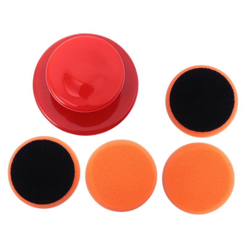 Car Polishing Sponge Pad Set With Handle For Waxing Buffing Boats Furniture - Image 2