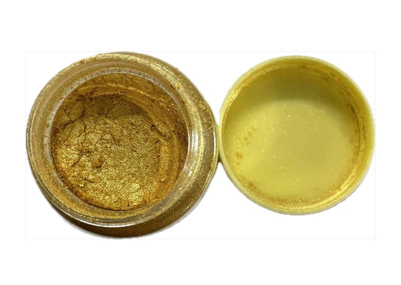 TPWC Multiple Colours Powder NonToxic5gm Used makeups for Making Cosmetic Candle Making Arts and Crafts Bath Soaps Different Colors Nail ArtResinSoapPlastidip 24k Gold Shade 