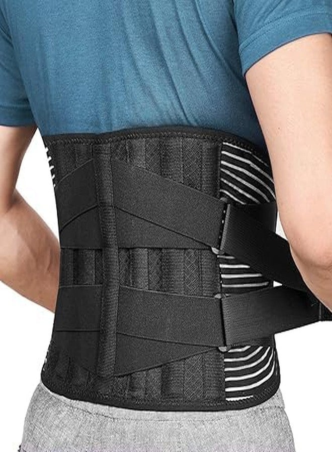 QP360 Lumber Sacral Belt for Lower Back Pain Relief LS belt with four Aluminium plates & Adjustable Back support for Men & Women Universal (Compatible Waist Size -Small,Medium,Large,XL) - Image 5