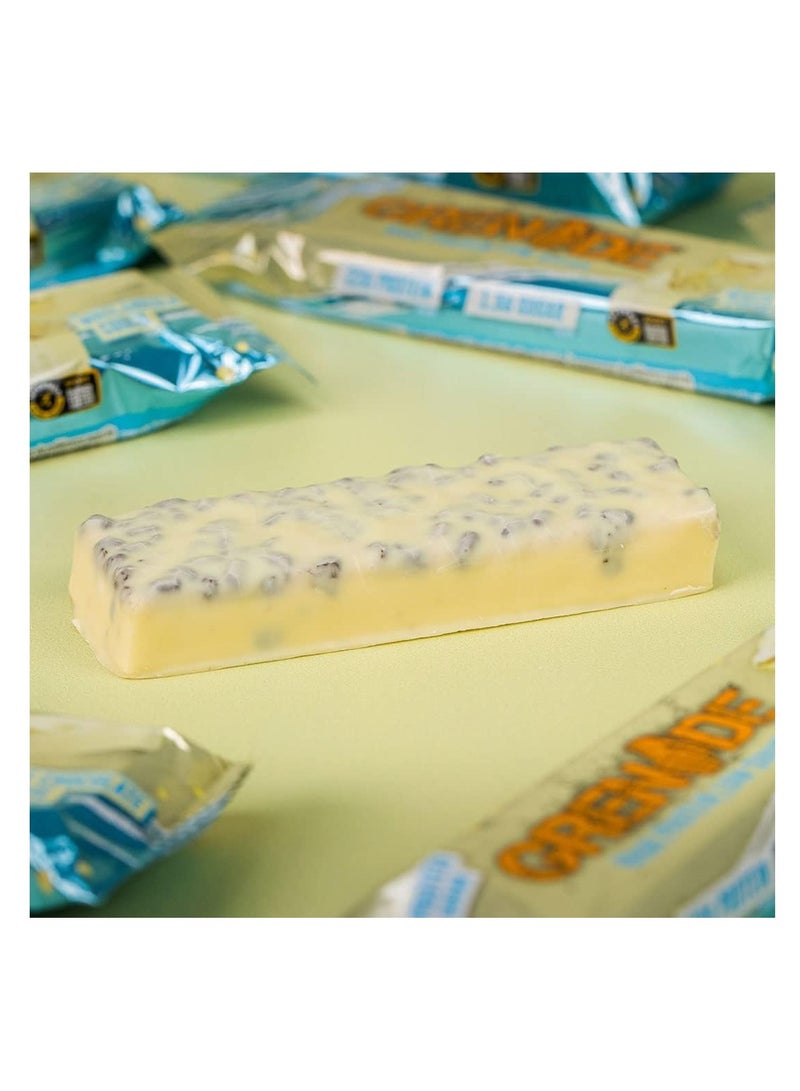 جريناد لوح كوكيز الشوكولاتة البيضاء عالي البروتين ومنخفض السكر، عبوة من 12 قطعة، 60 جرام - Image 5