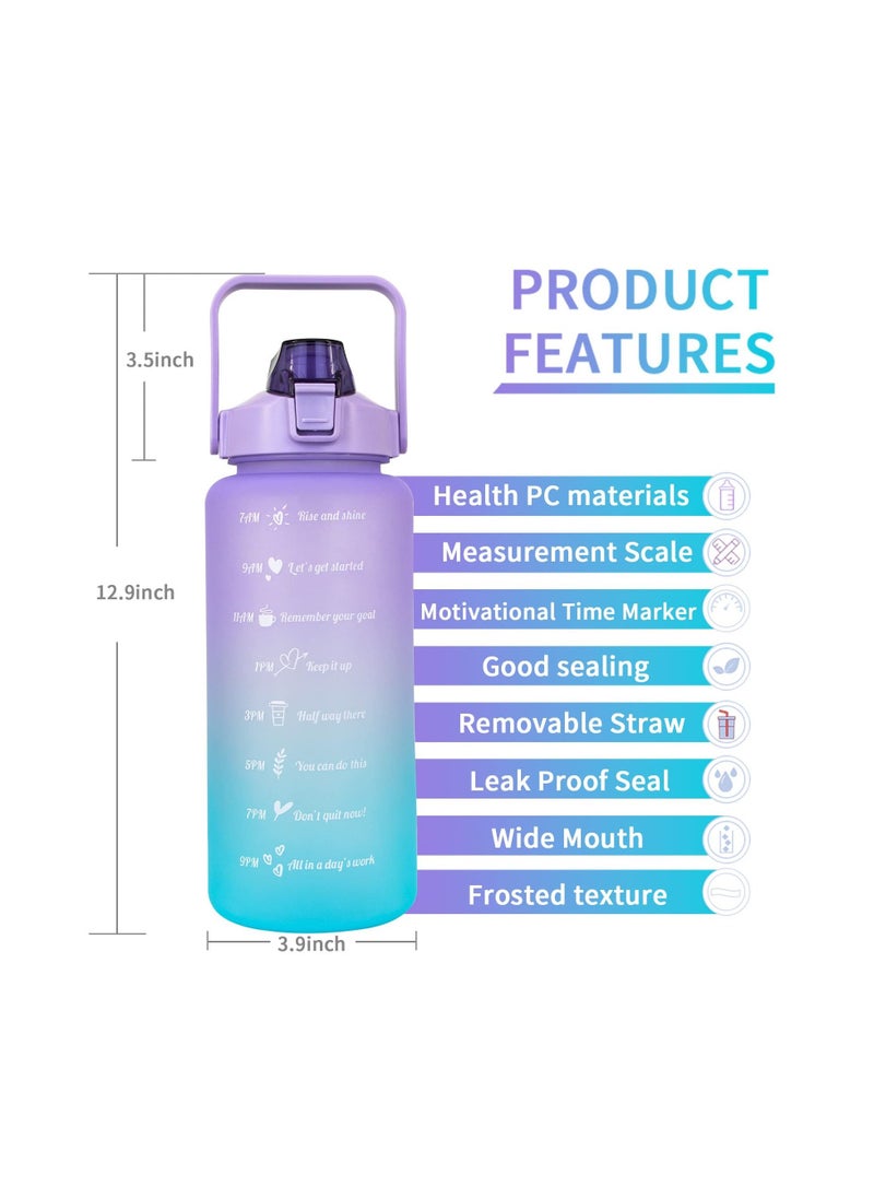 COOLBABY 2l Purple Water Bottle With Straw And Handle - pzsku/ZB5F25E3FCA86EAEE0829Z/45/_/1657890212/9a00627f-27c7-41ef-bdde-d8c23827736d