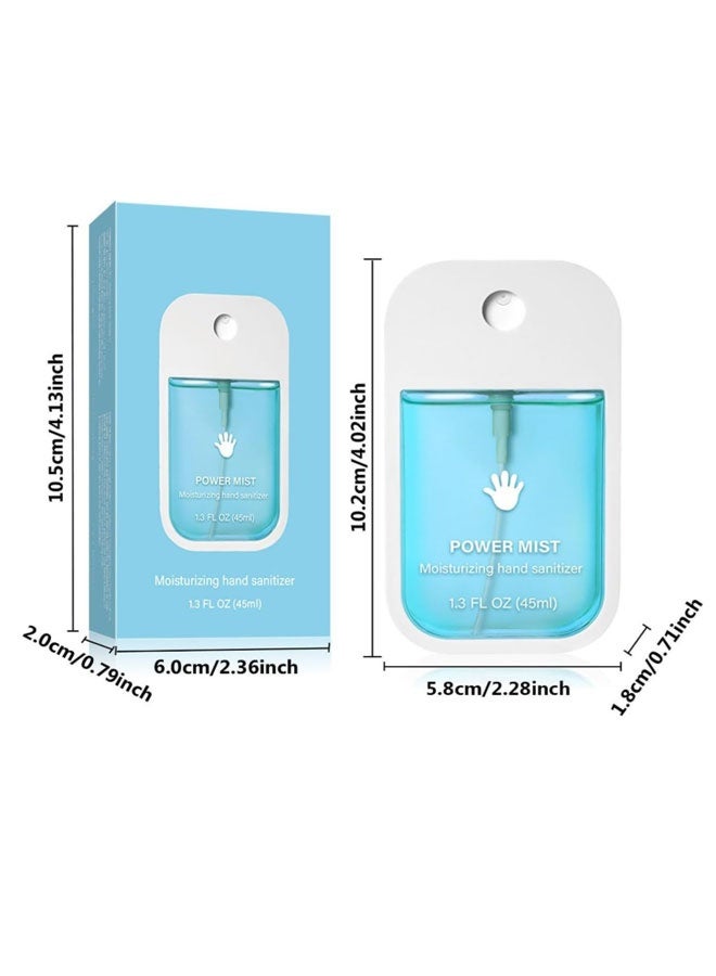 POWER Power Mist Hydrating Hand Sanitizer Spray, 1.3 FL OZ (45ml), Portable with Aloe Barbadensis Leaf Extract and Citrus Limon Peel Oil, Gentle on Skin for Daily Hand Hygiene - Image 3