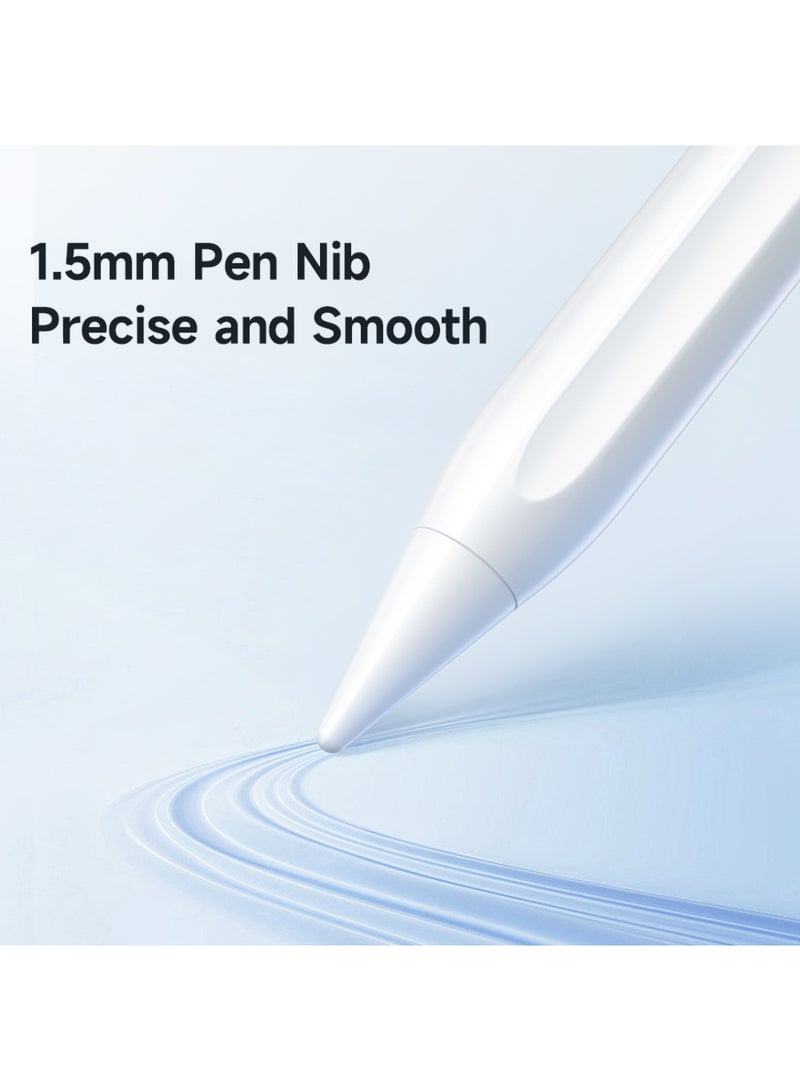 مكدودو Mcdodo قلم ستايلس آيباد، يدعم الإمالة (Tilt) ورفض راحة اليد (Palm Rejection)، مغناطيسي - Image 3