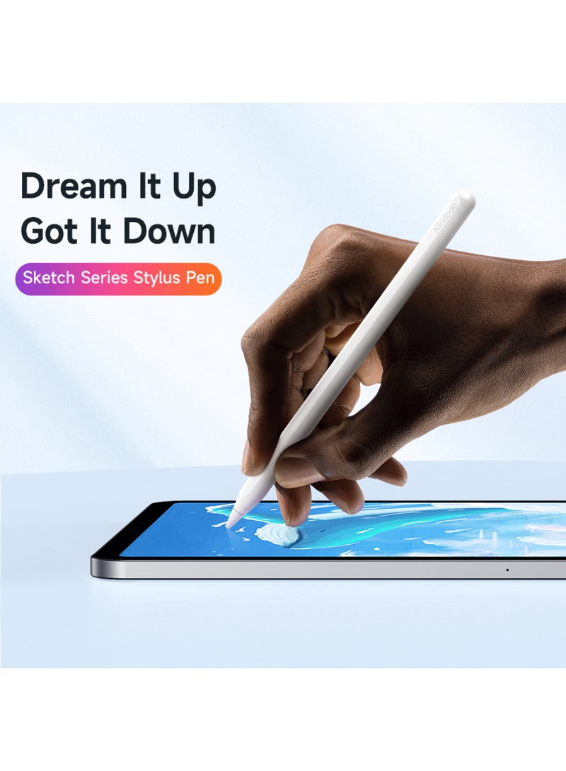 مكدودو Mcdodo قلم ستايلس آيباد، يدعم الإمالة (Tilt) ورفض راحة اليد (Palm Rejection)، مغناطيسي - Image 2