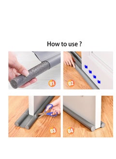 NIBEMINENT Door Draft Stopper, 1 Pcs Under Draught Excluder, Noise Blocker Prevent Bugs Coming Excluder for Bottom of Keeping Warm  - Image 5