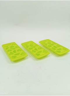 MtjrNet 3 Piece Ice Cubes Trays Mold -14 Large Size Cubes - Random Color  - Image 3