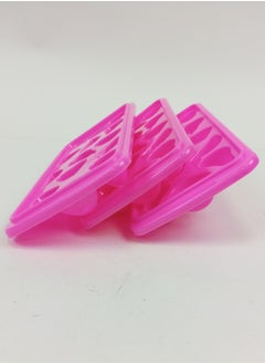 MtjrNet 3 Piece Ice Cubes Trays Mold -14 Large Size Cubes - Random Color  - Image 2