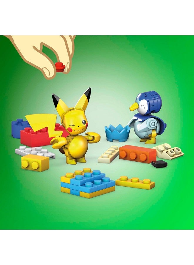 Mega Brands MEGA Pokémon Building Toys Set, Holiday Calendar with 202 Pieces, 2 Poseable Characters and Accessories, for Kids - Image 3