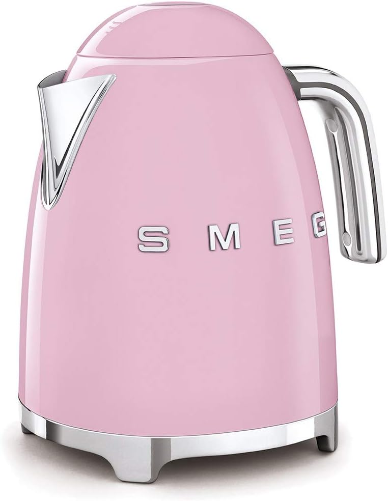 Smeg KLF03PKUK, 50'S Retro Style Kettle 1.7 L 2400 W KLF03PKAU Pink/Silver - Image 1