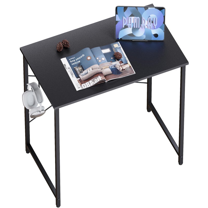 Pamray 23 Inch Computer Desk for Small Spaces, Home Office Work Desk with Headphone Hook, Small Office Desk Study Writing Table - Image 1