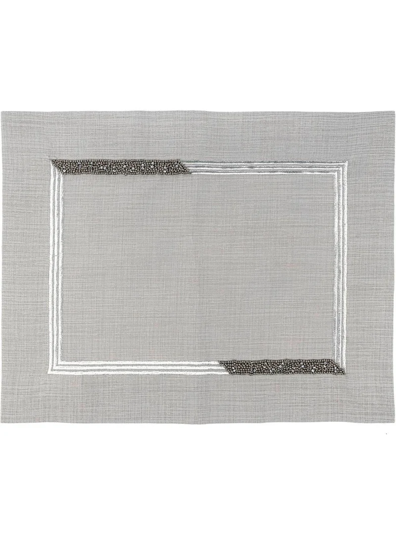 Mikasa Moor Karmen Gray Placemat Set of 6 40X50