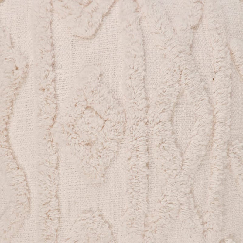 pepme pepme Tufted Cushion Cover Arrow Diamond Wave 16x16 OffWhite  - Image 4