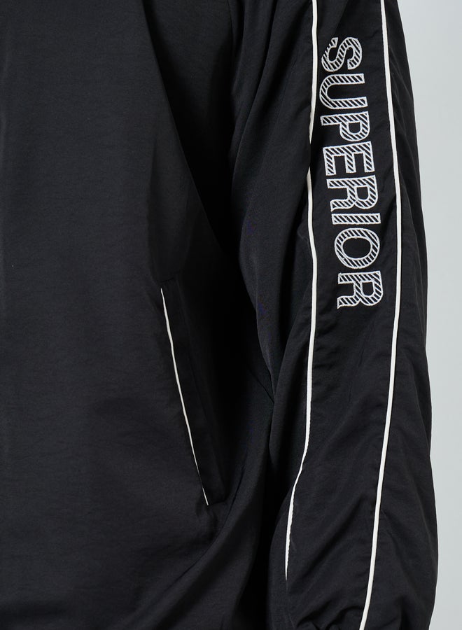 ستايلي جاكيت وايند بريكر واسع - Image 3