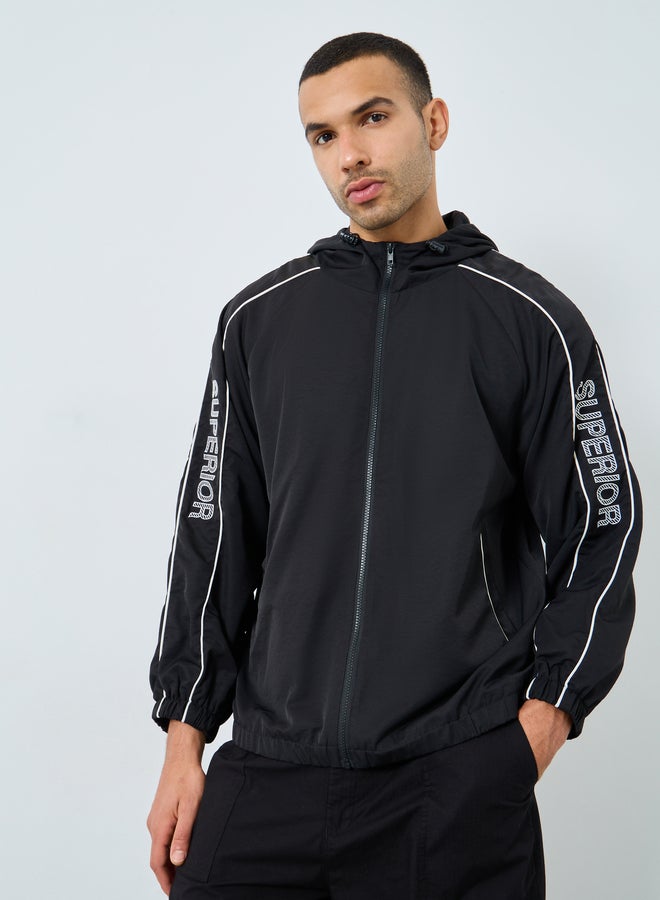 ستايلي جاكيت وايند بريكر واسع - Image 1