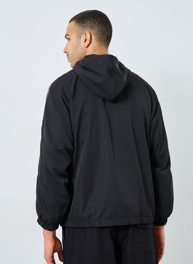 ستايلي جاكيت وايند بريكر واسع - Image 4