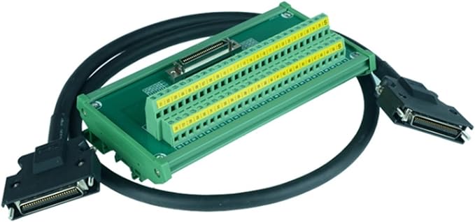SCSI50 50pin Guide Rail Terminal Board CN1 ASD BM 50A For A2 AB Servo Seriel V90 Pinboard Cable 1 Meter - Image 1